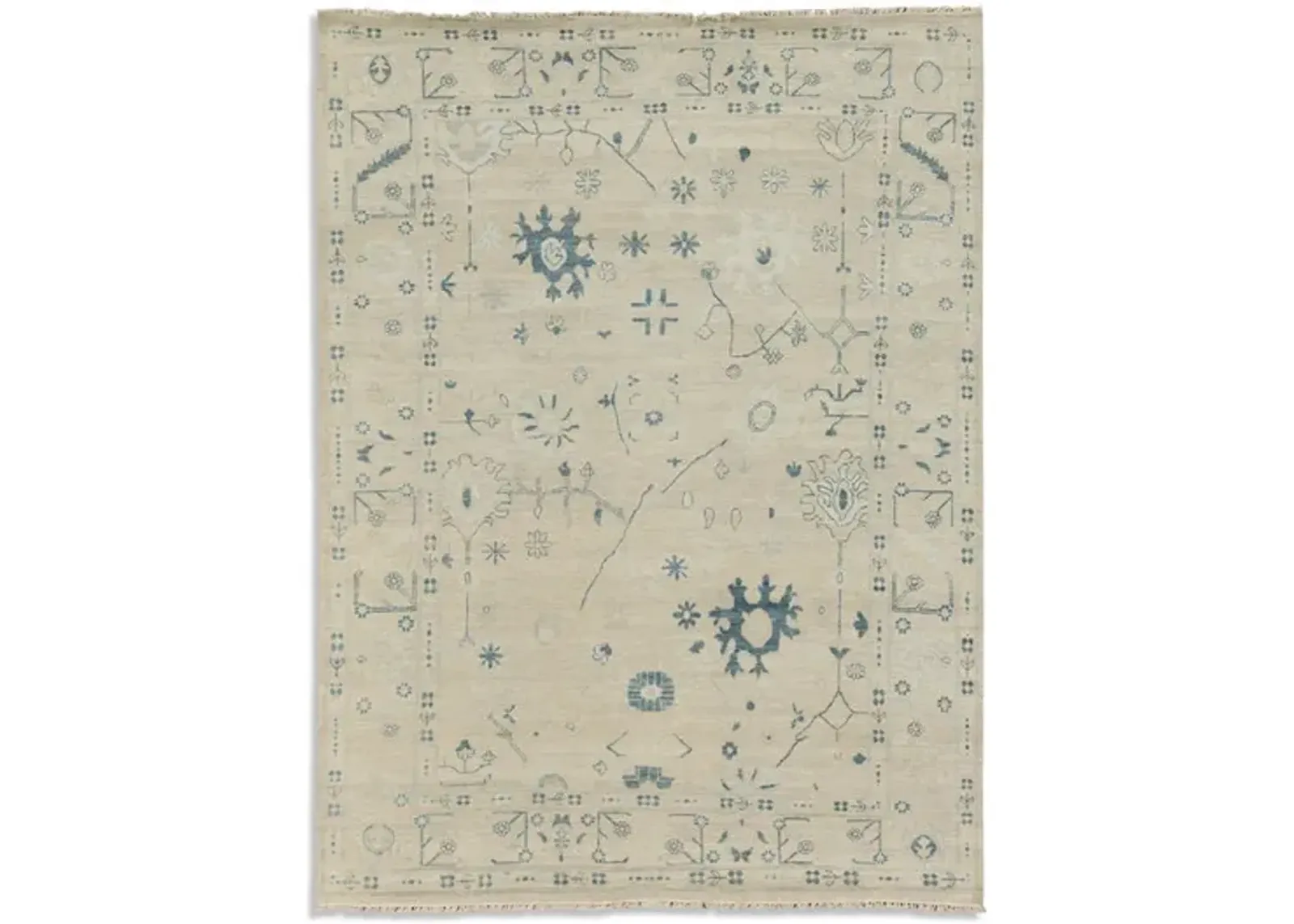 Oushak Hand Knotted 9 0  x 12 0  Area Rug