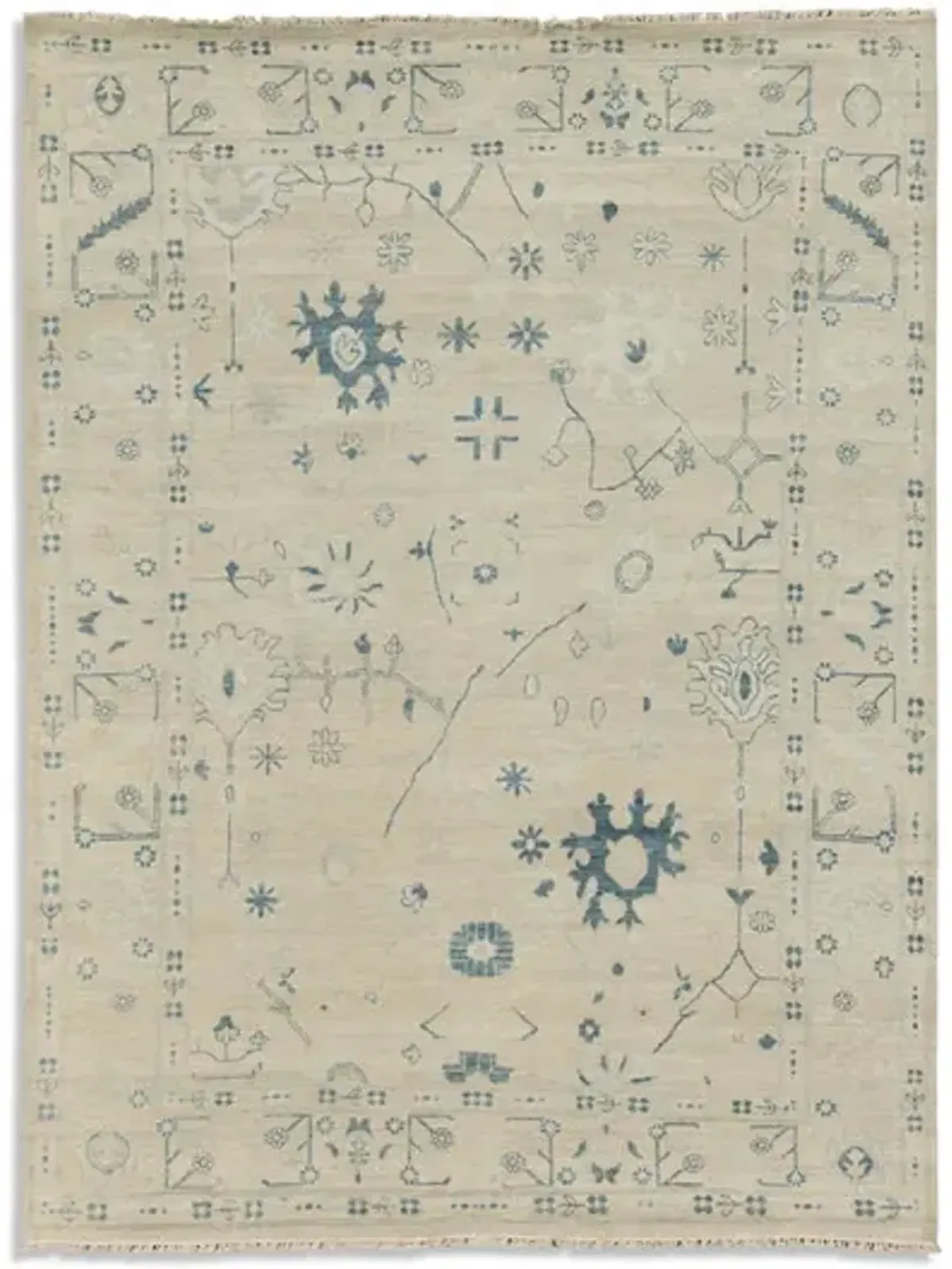 Oushak Hand Knotted 9 0  x 12 0  Area Rug