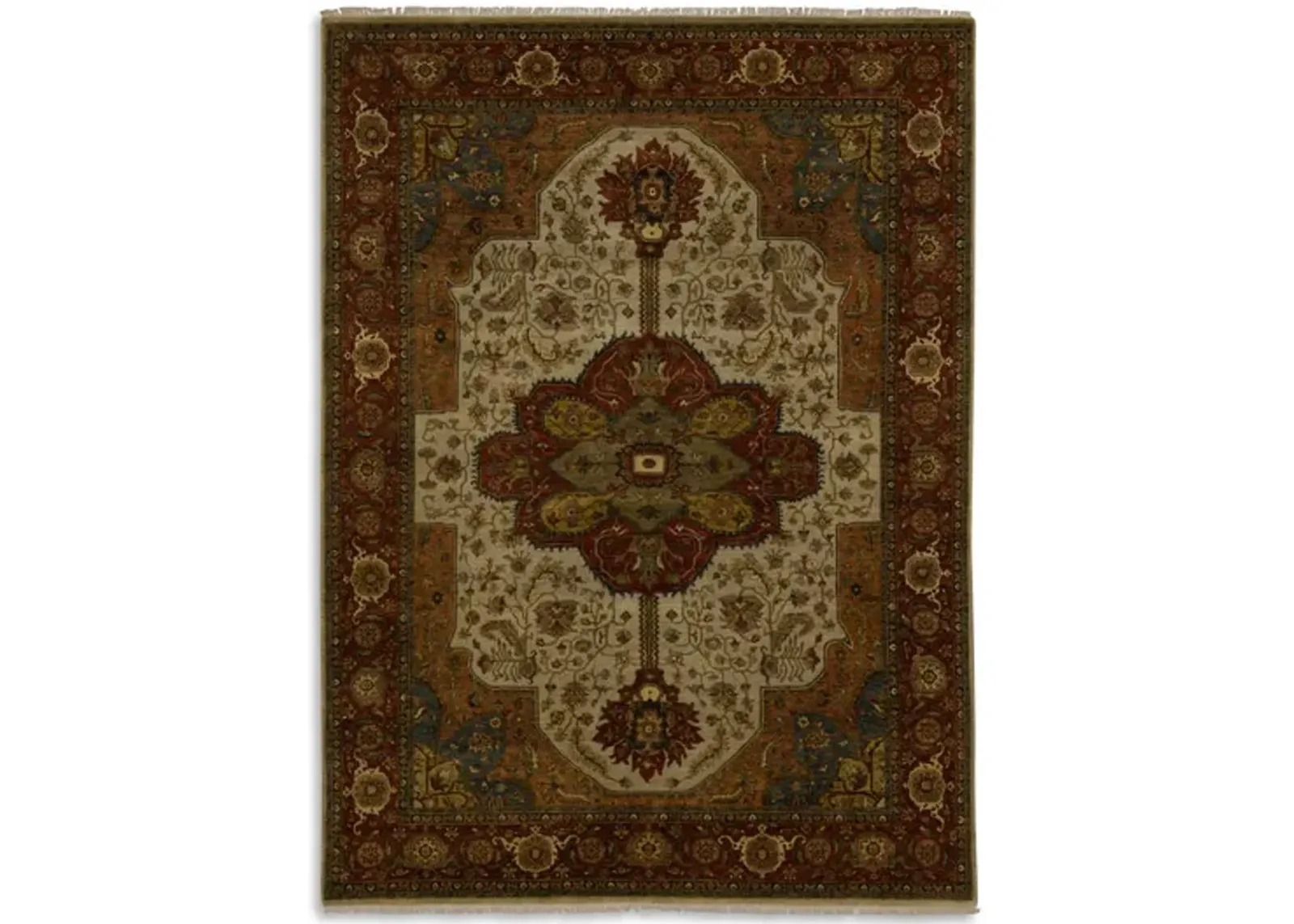 Hand Knotted 9 1  x 12 4  Area Rug