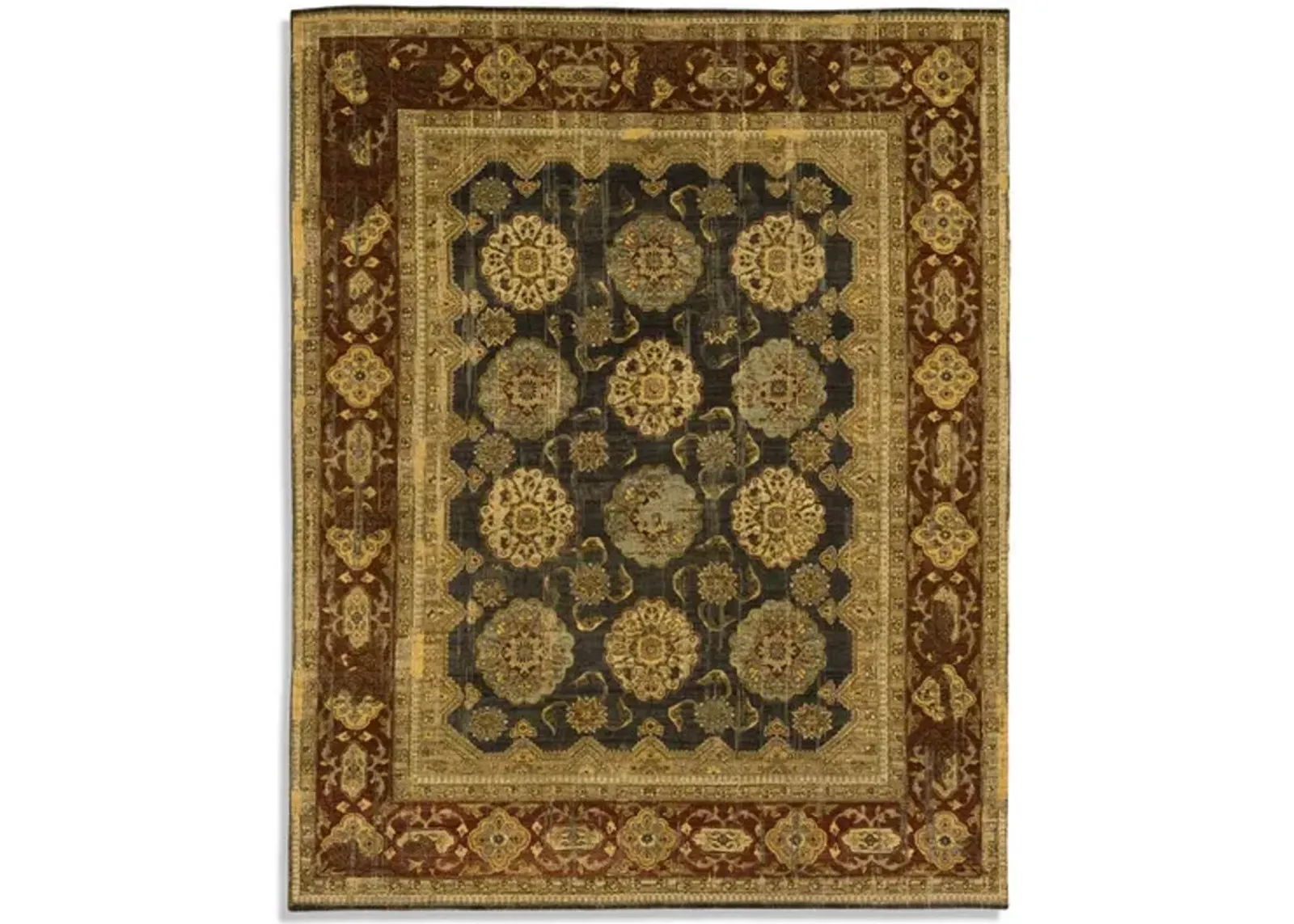 Hand Knotted 8 0  X 10 0  Area Rug