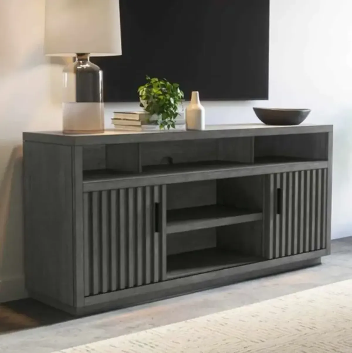 Logan 74  Smoke Media Console