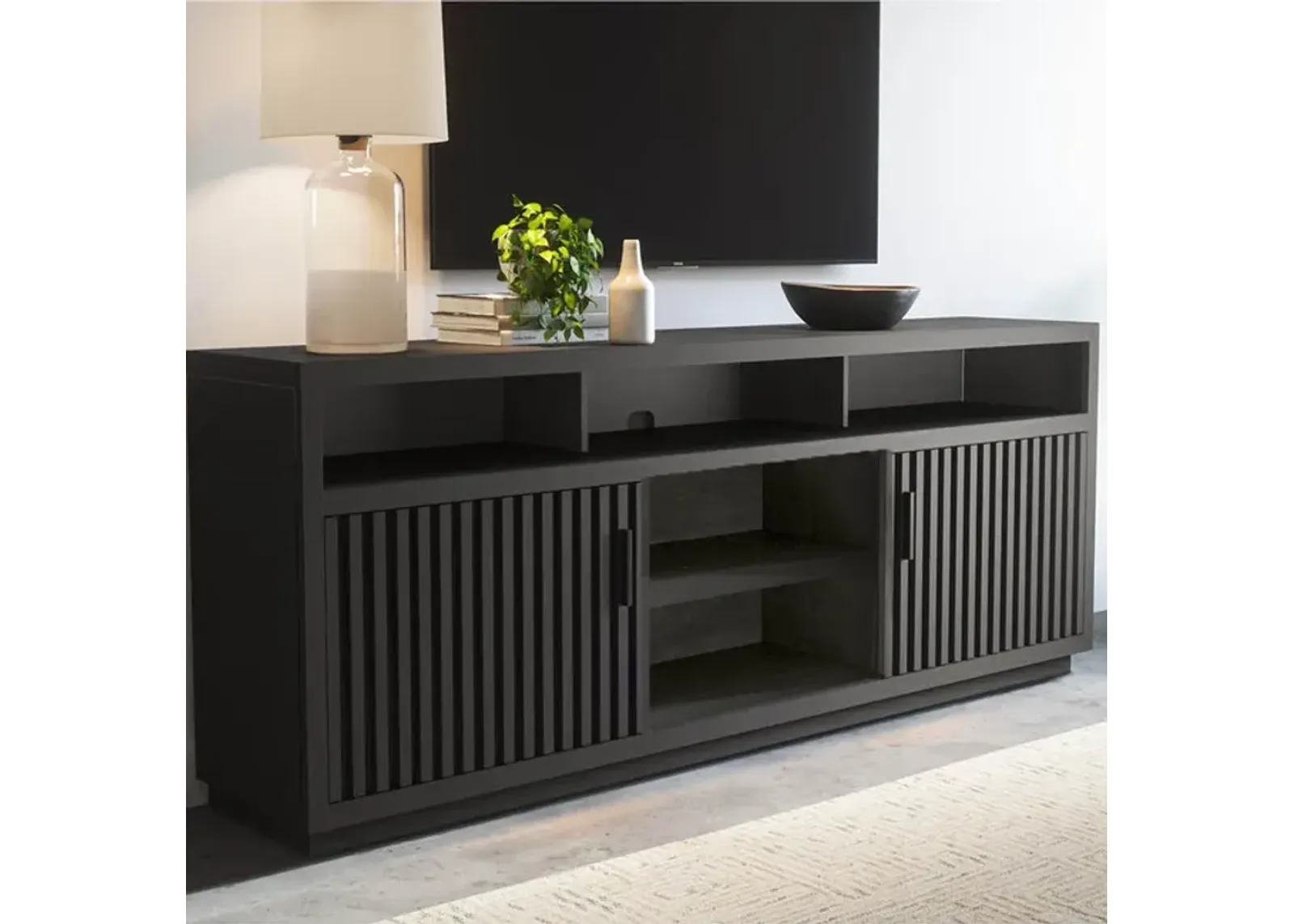 Logan 74  Brown Media Console