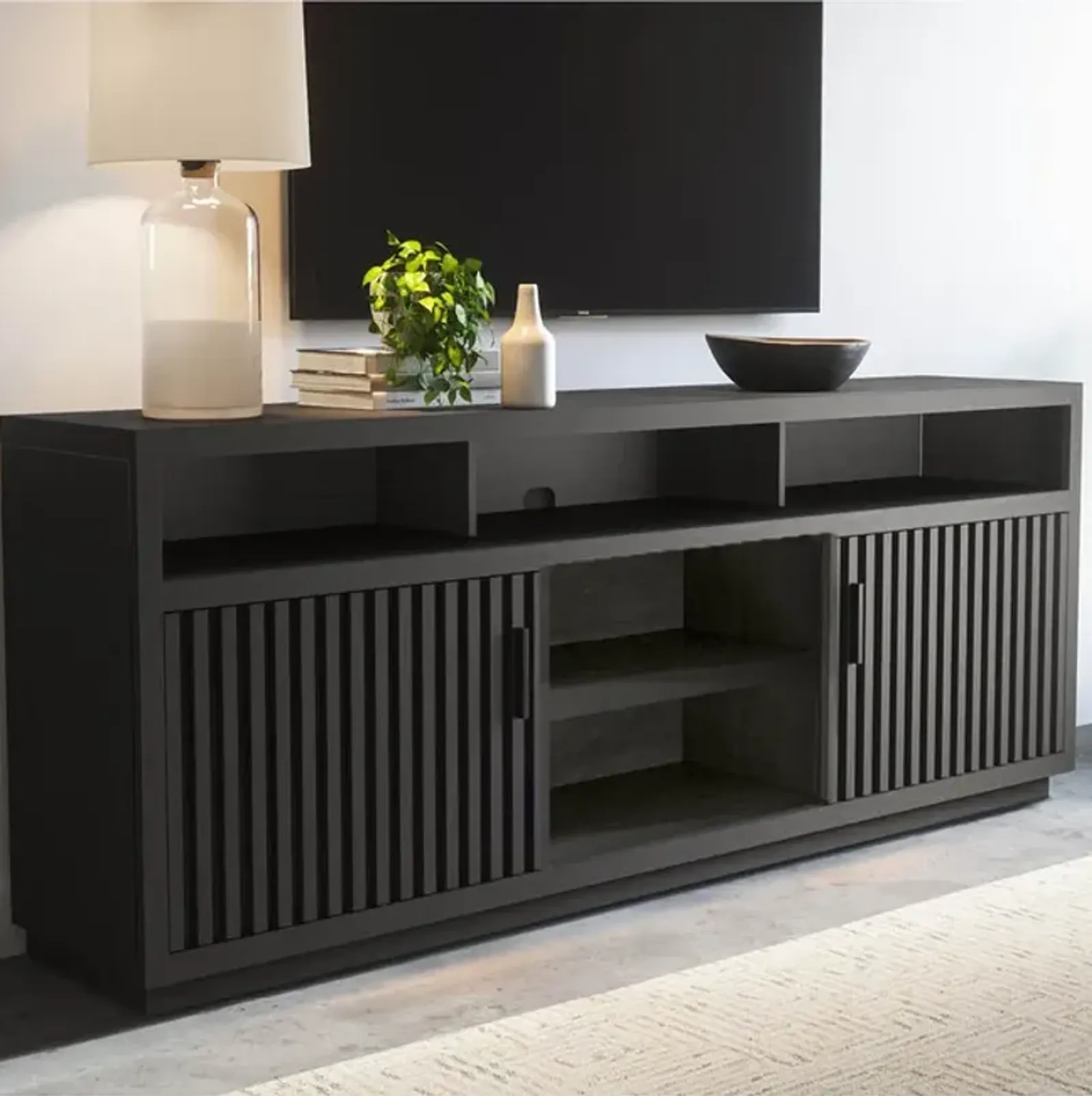 Logan 74  Brown Media Console