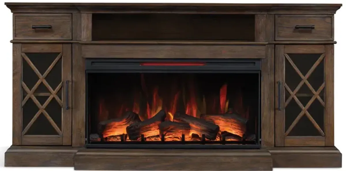 Hamilton Panoramic Electric Fireplace Console