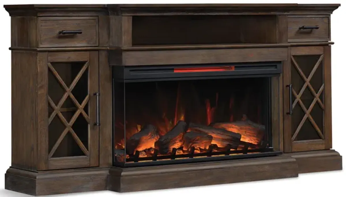 Hamilton Panoramic Electric Fireplace Console