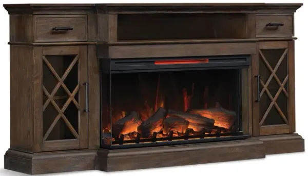 Hamilton Panoramic Electric Fireplace Console