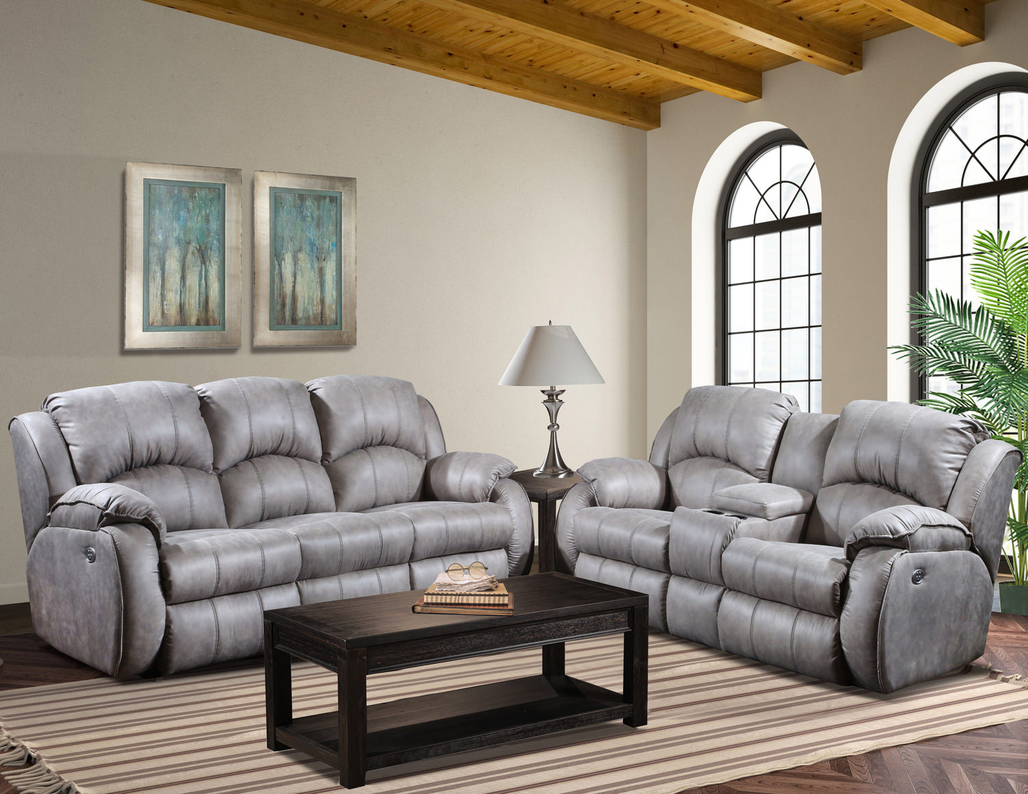 Lacey Power Reclining Sofa