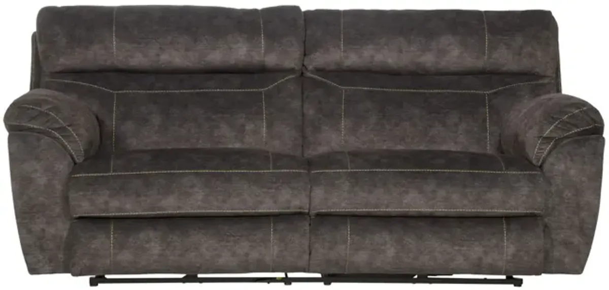 Verde Lay Flat Power Reclining Sofa - Smoke