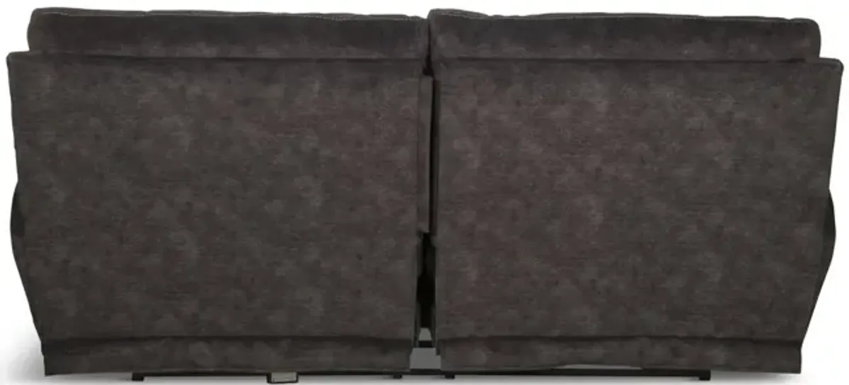 Verde Lay Flat Power Reclining Sofa - Smoke