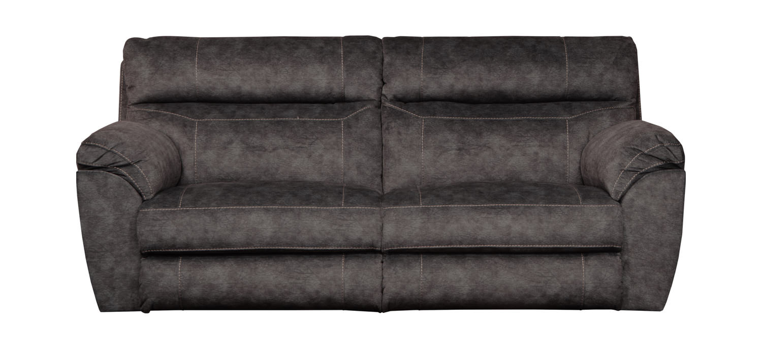 Verde Lay Flat Power Reclining Sofa - Smoke