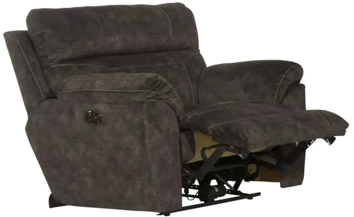 Verde Lay Flat Power Recliner - Smoke