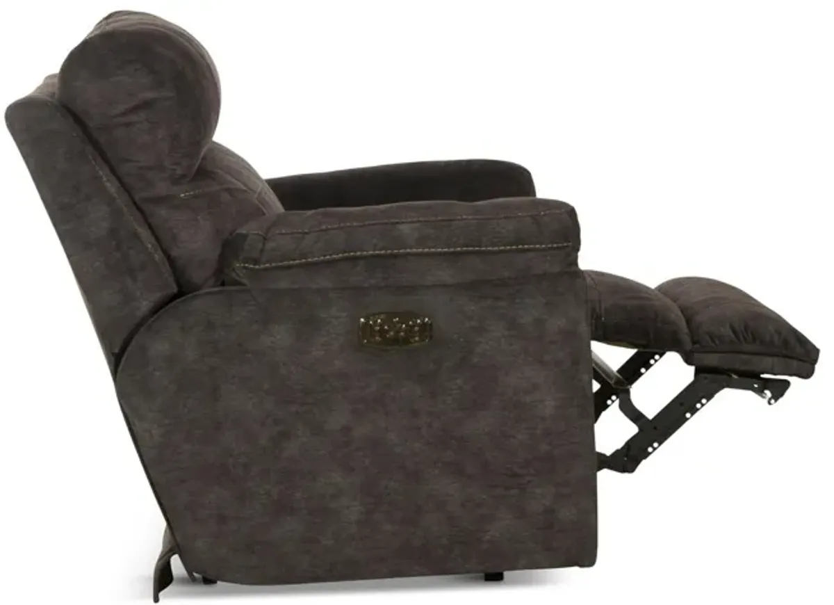 Verde Lay Flat Power Recliner - Smoke