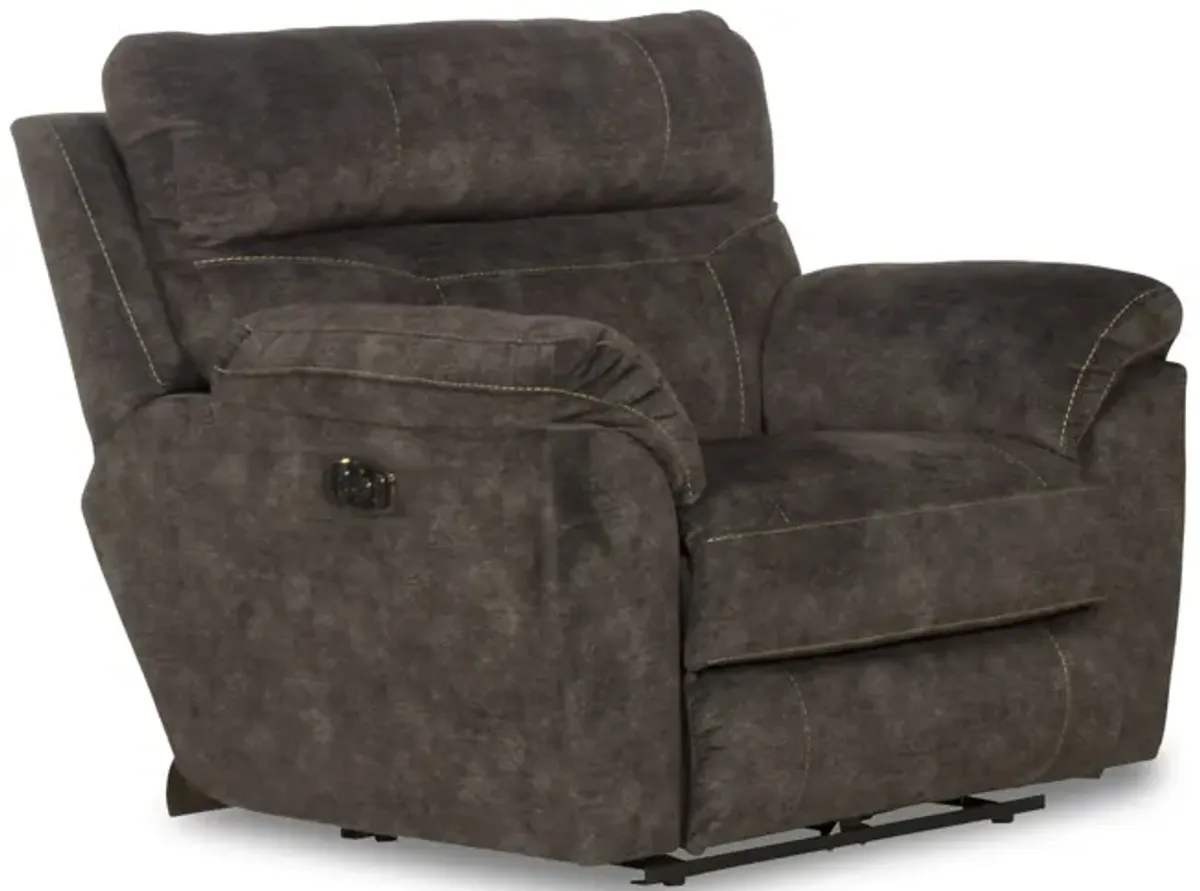 Verde Lay Flat Power Recliner - Smoke