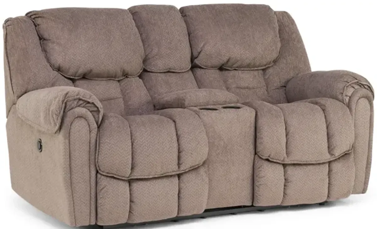 Del Mar Power Reclining Loveseat With Console