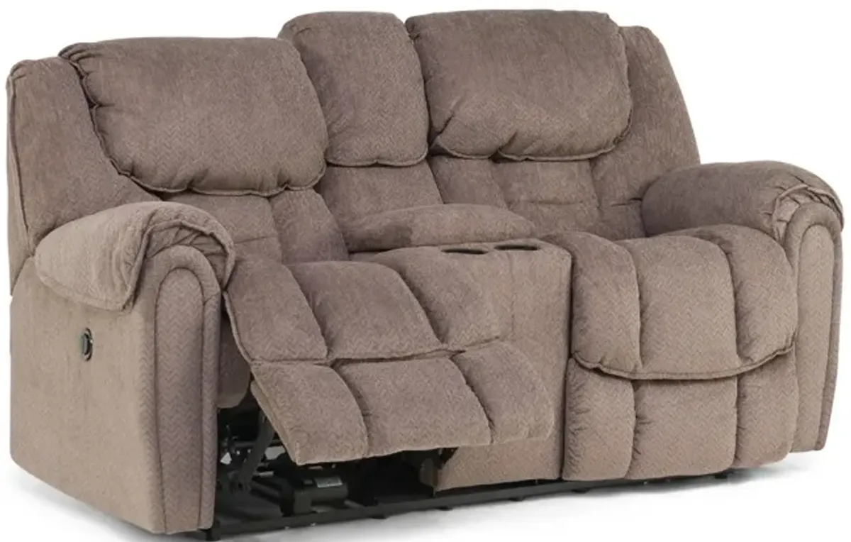 Del Mar Power Reclining Loveseat With Console