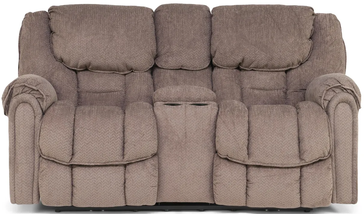 Del Mar Power Reclining Loveseat With Console