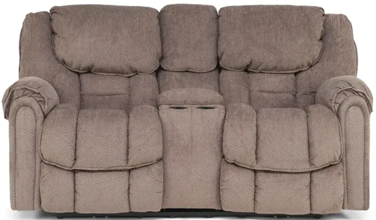 Del Mar Power Reclining Loveseat With Console