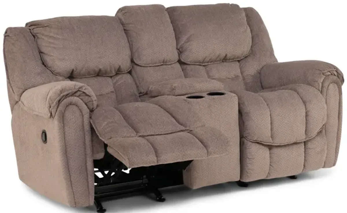 Del Mar Reclining Loveseat With Console