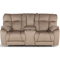 Tarah Power Reclining Loveseat With Console