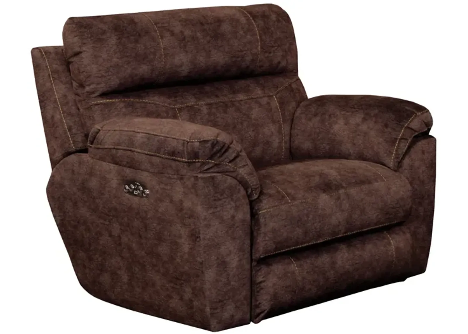 Verde Lay Flat Power Recliner - Mocha