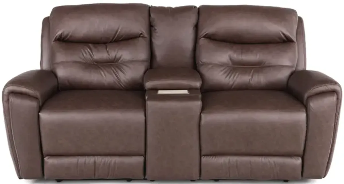 Keno  Power  Loveseat with Console