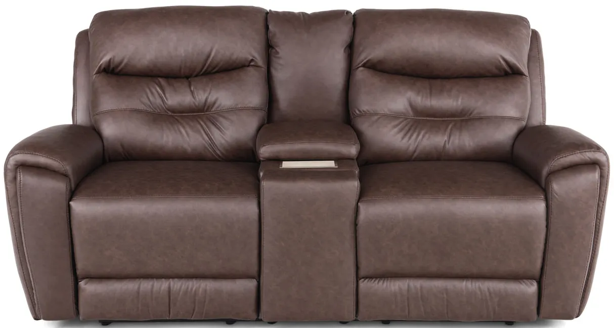 Keno  Power  Loveseat with Console