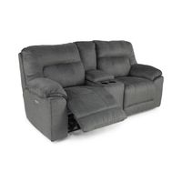 Merlin Power Reclining Loveseat with Console