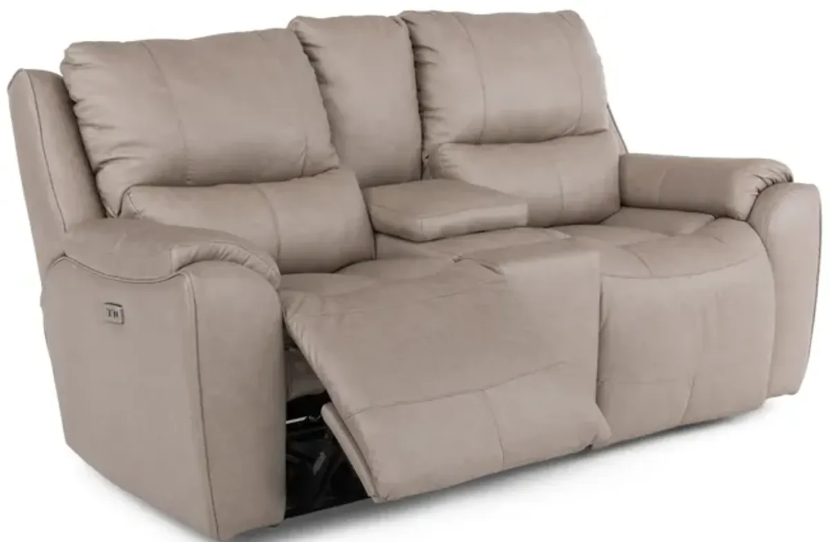 Lazard Zero Gravity Power Reclining Loveseat With Console