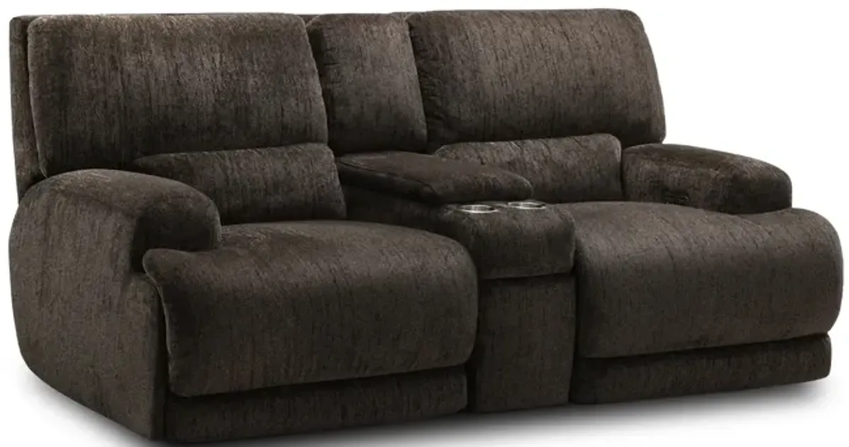 Valeur Power Reclining Console Loveseat