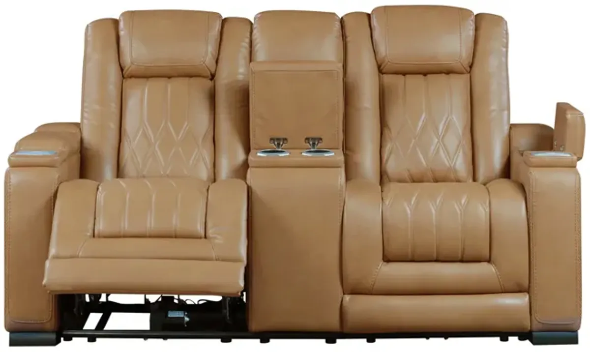 Travis Power Reclining Loveseat With Console