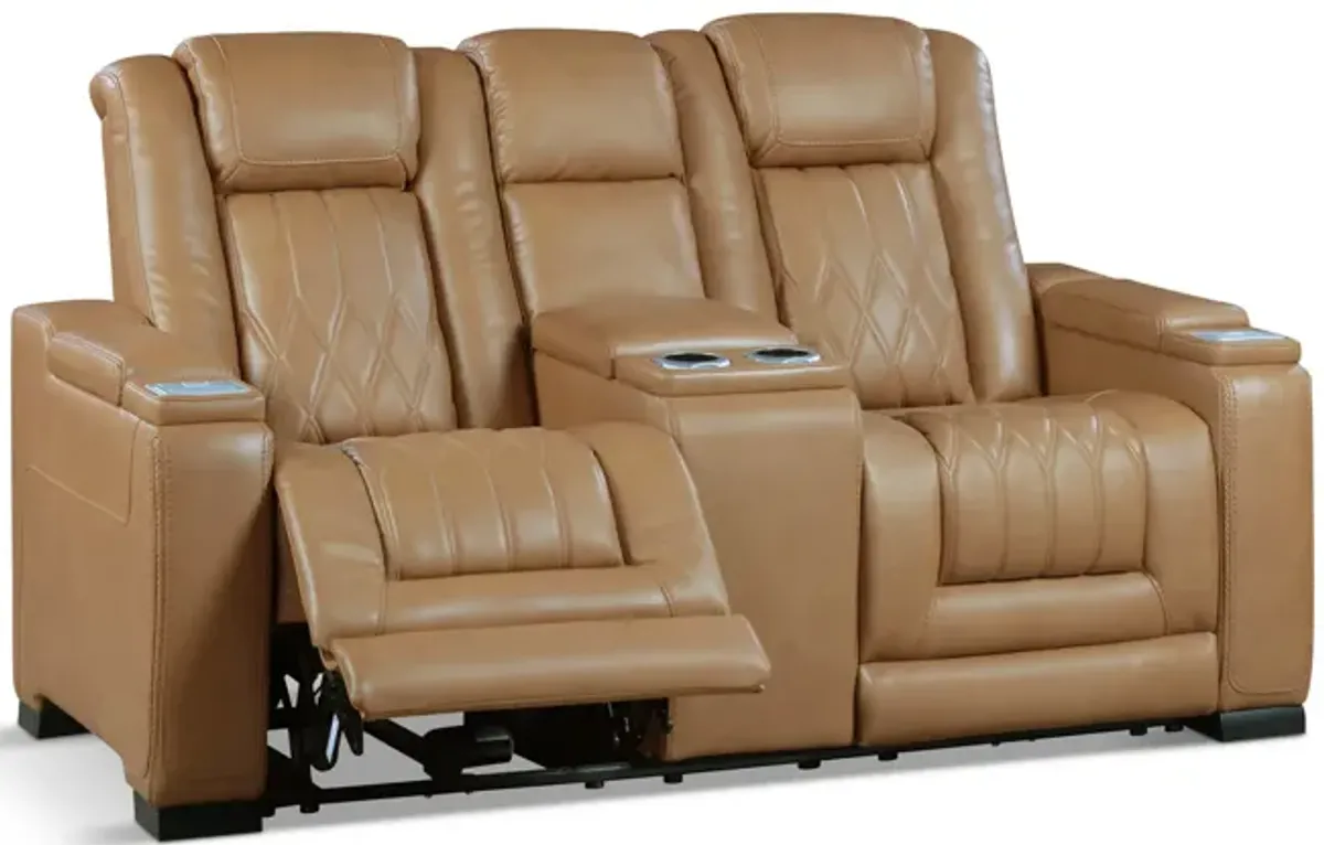 Travis Power Reclining Loveseat With Console