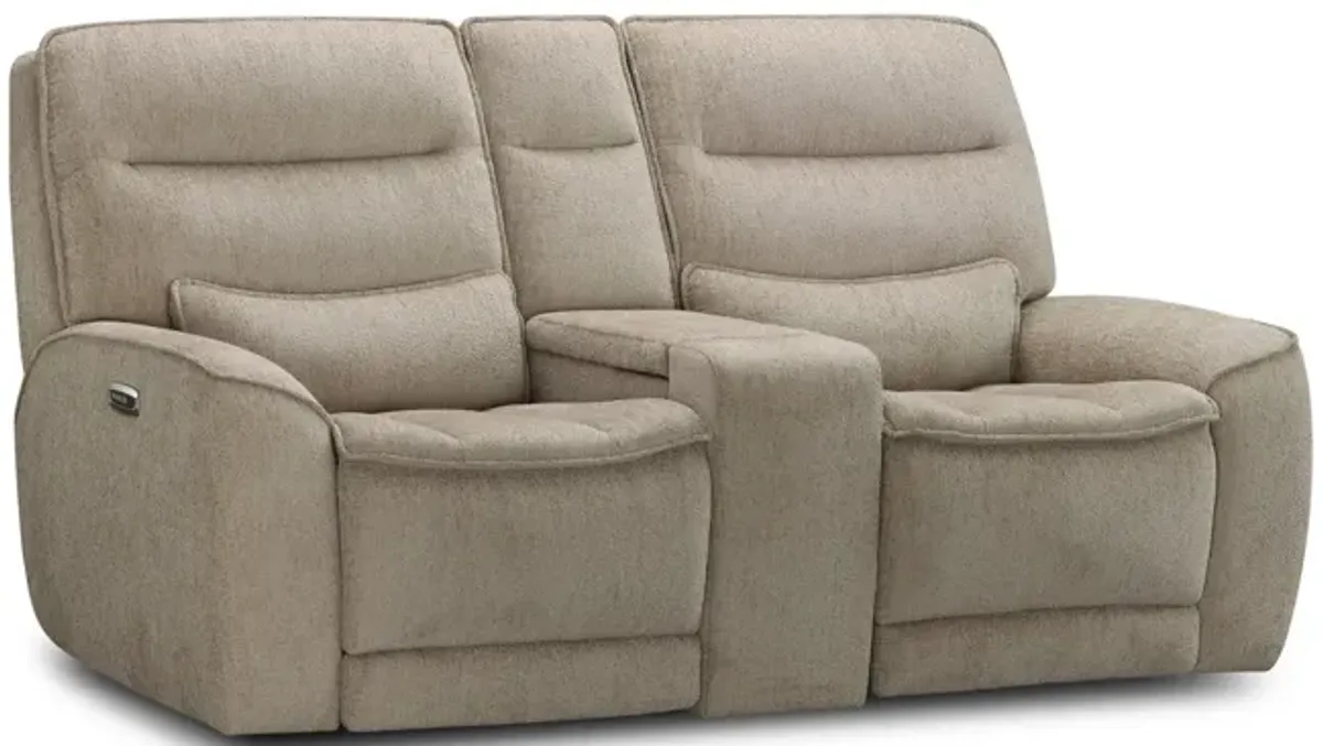 Liz Zero Gravity Power Reclining Console Loveseat