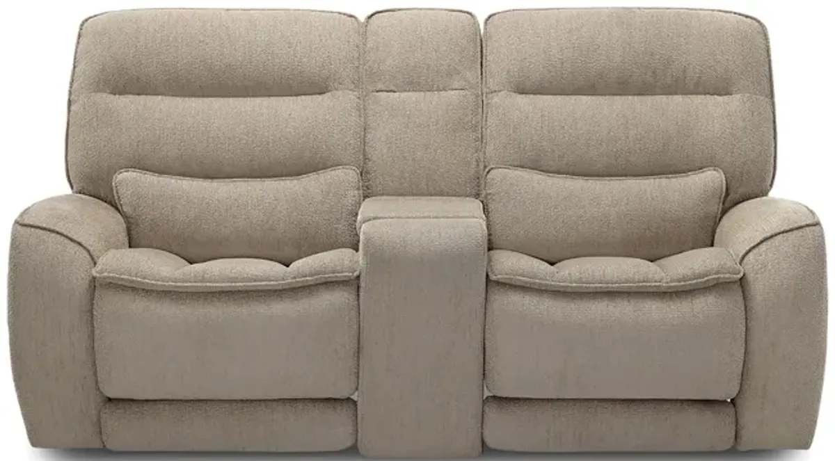 Liz Zero Gravity Power Reclining Console Loveseat