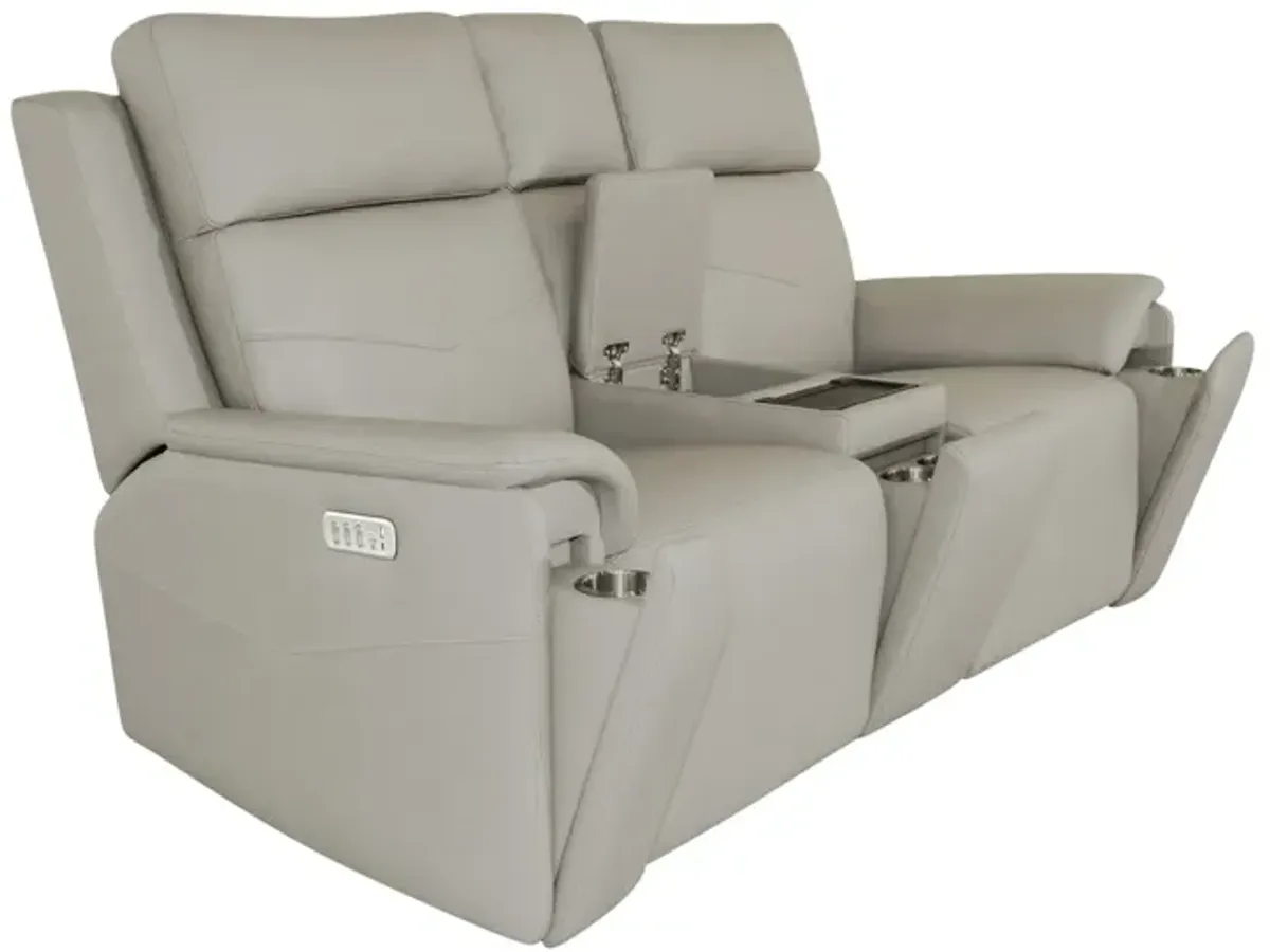 Vernon Power Loveseat With Console