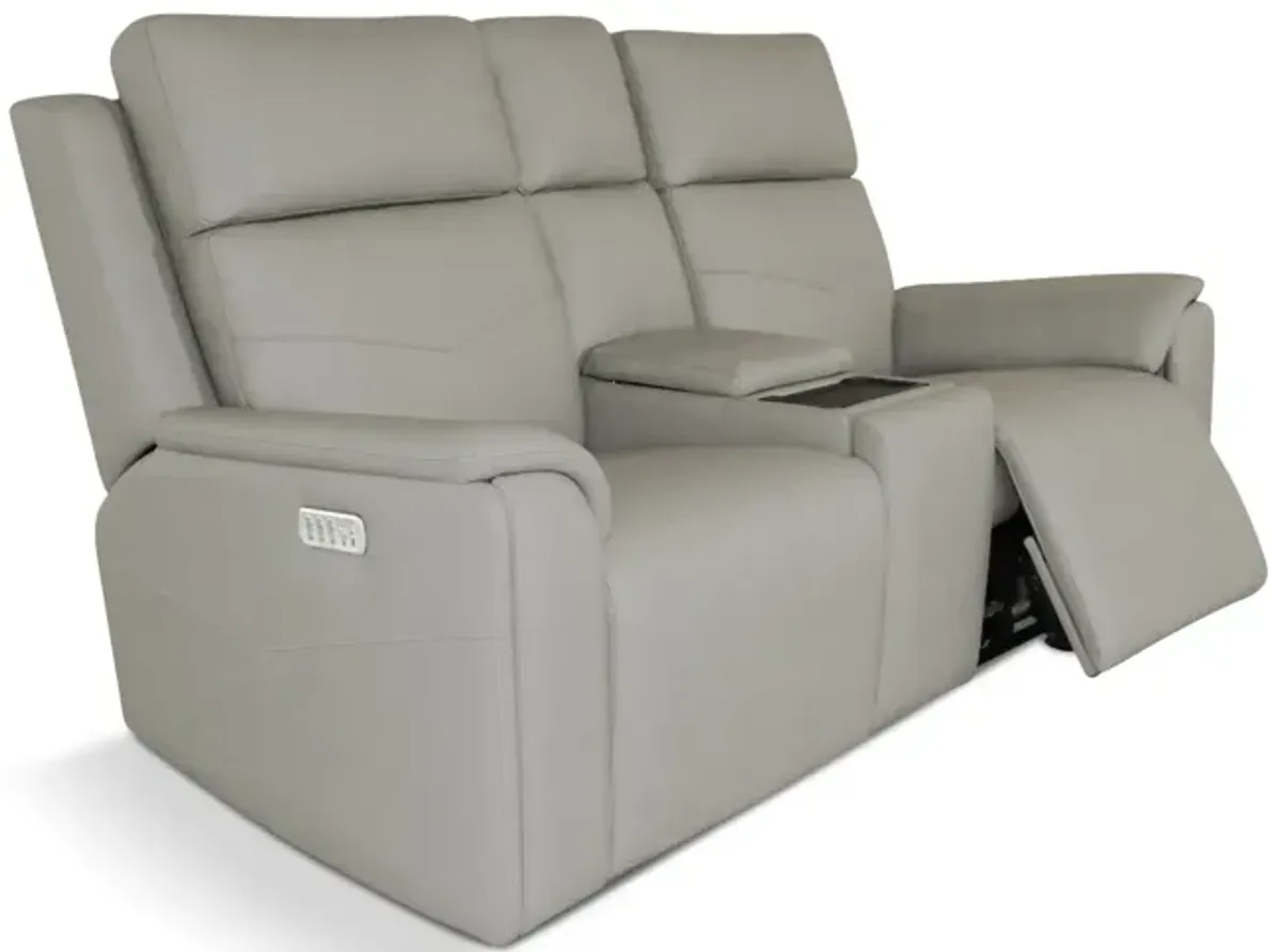 Vernon Power Loveseat With Console