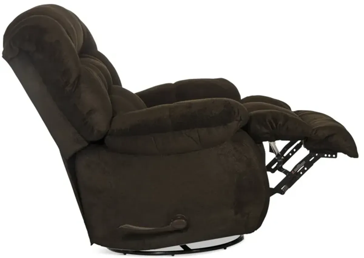 Daly Swivel Glider Recliner - Chocolate