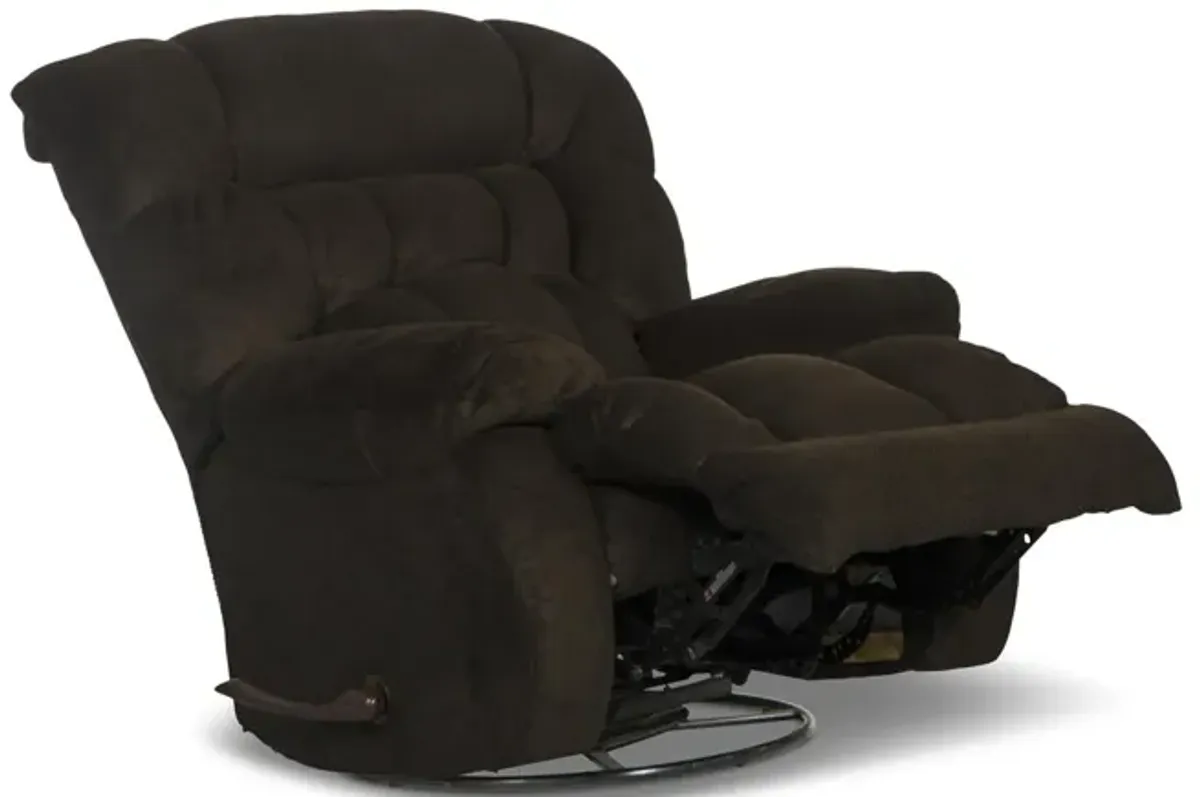 Daly Swivel Glider Recliner - Chocolate