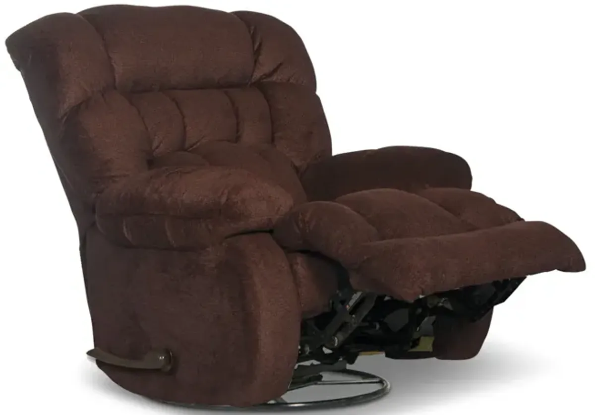 Daly Swivel Glider Recliner - Cranberry