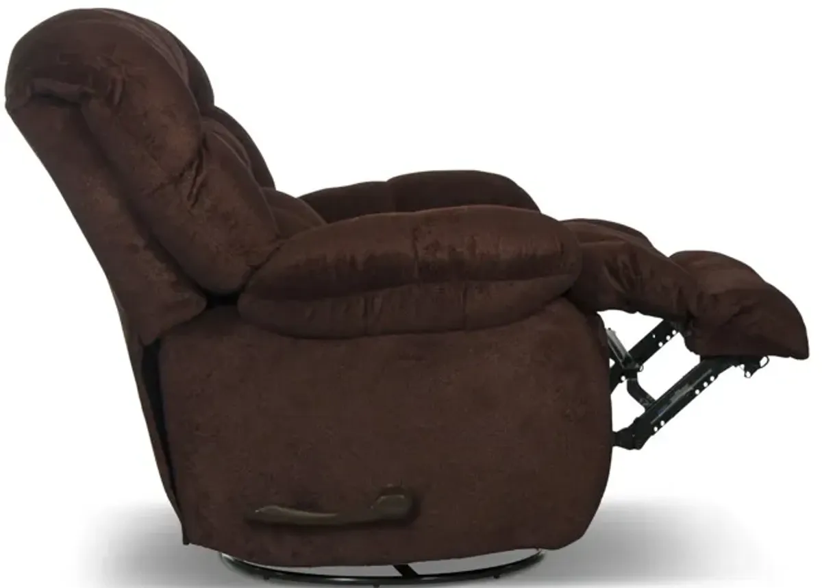 Daly Swivel Glider Recliner - Cranberry