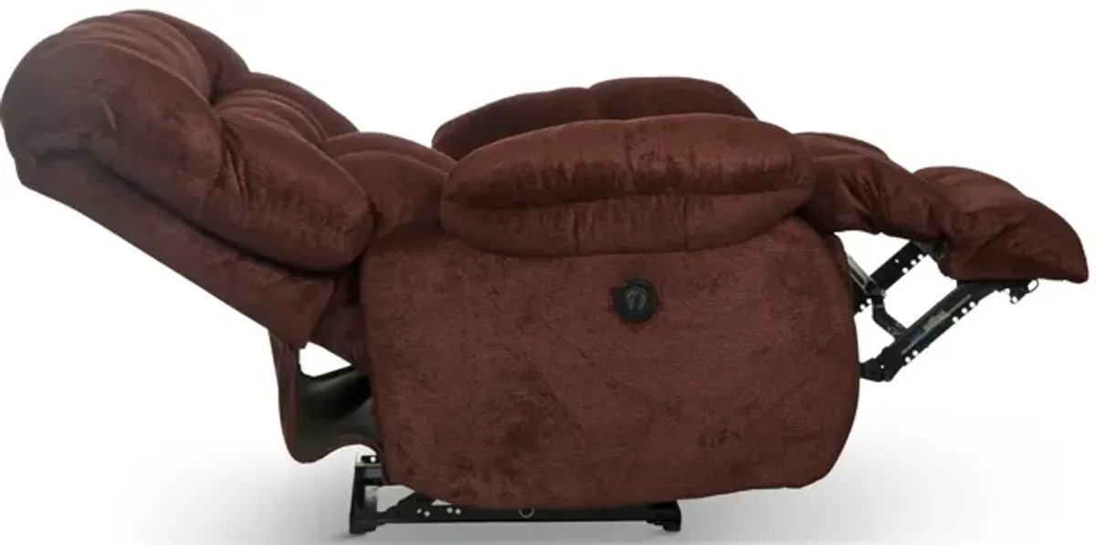 Daly Power Recliner - Cranberry