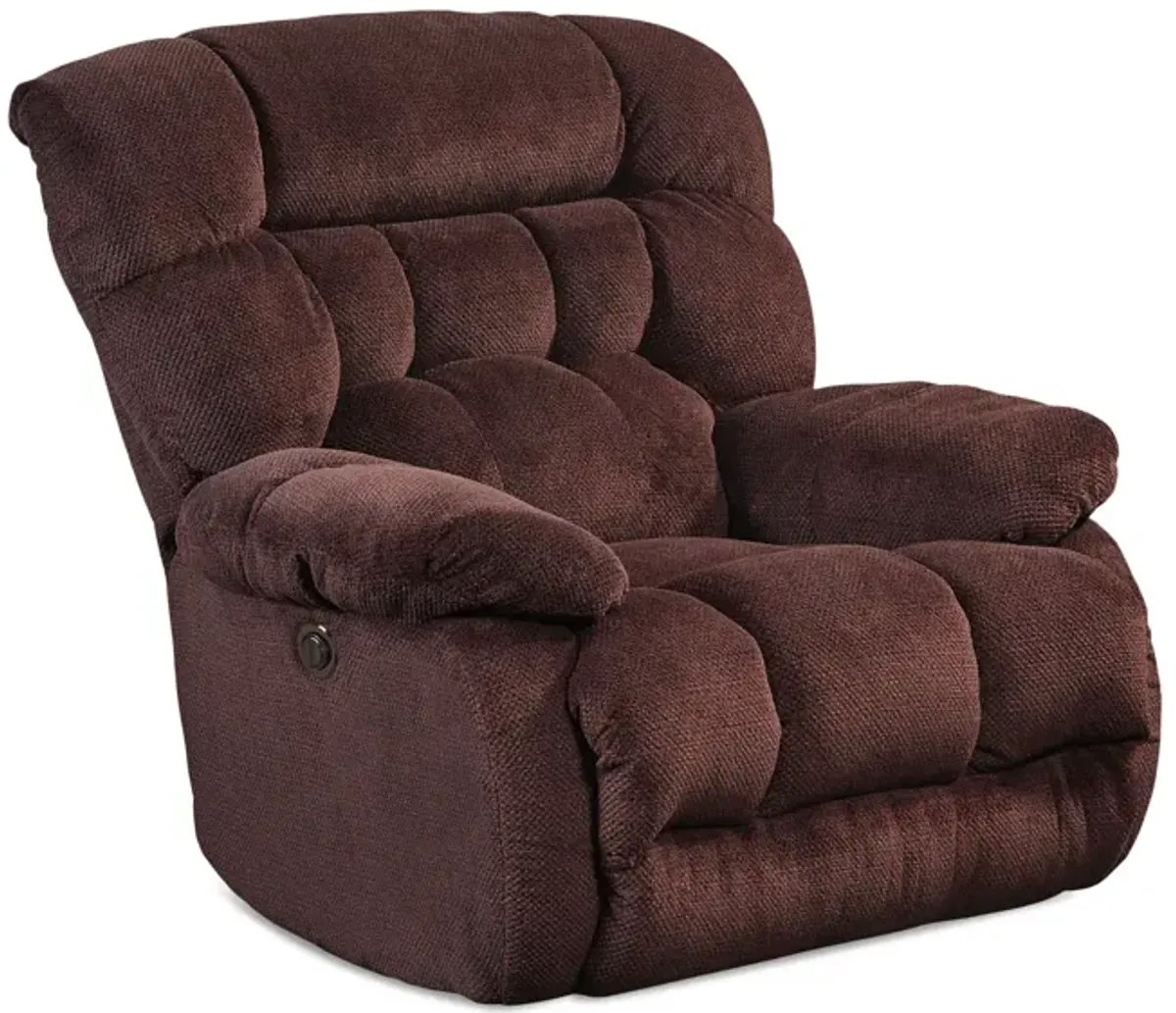 Daly Power Recliner - Cranberry