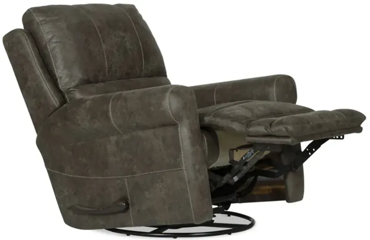 Maddie Swivel Glider Recliner - Ash