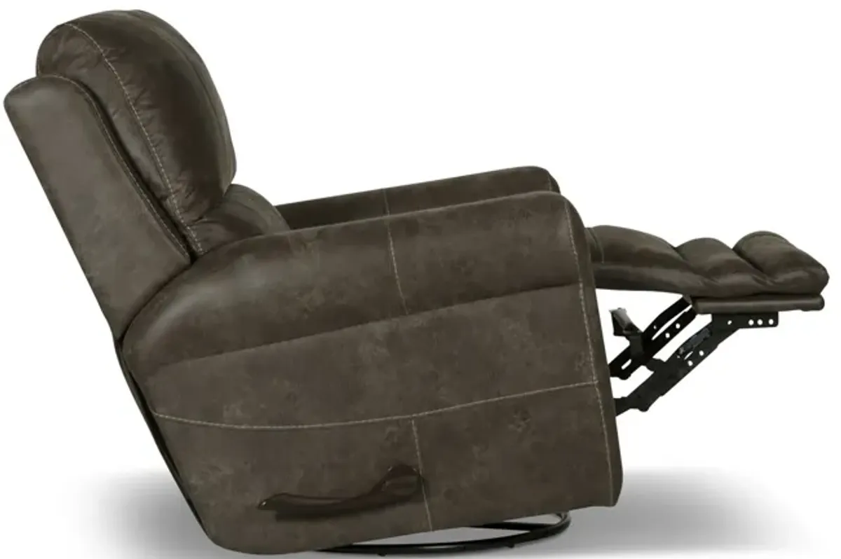 Maddie Swivel Glider Recliner - Ash