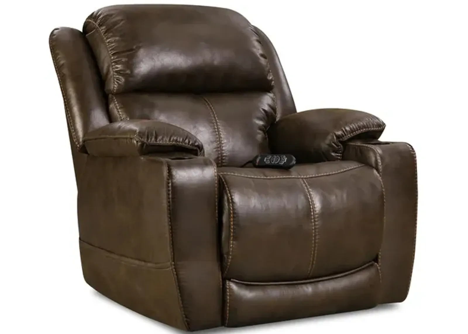 Starship Power Home Theater Recliner - Walnut