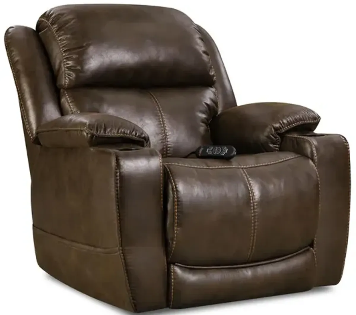 Starship Power Home Theater Recliner - Walnut