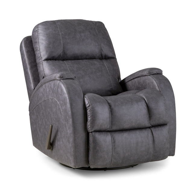 Brock Swivel Glider Recliner Graphite