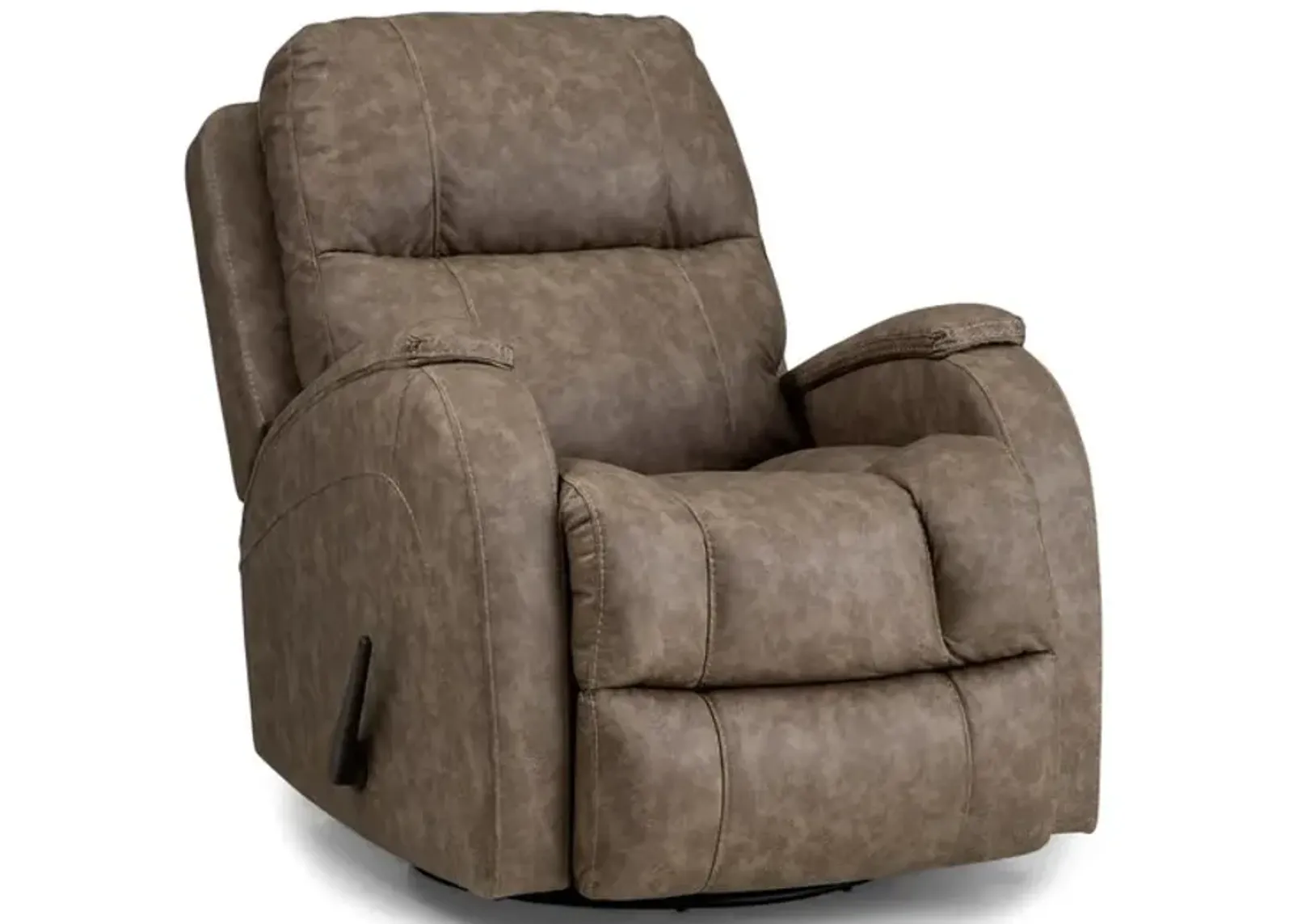 Brock Swivel Glider Recliner - Taupe