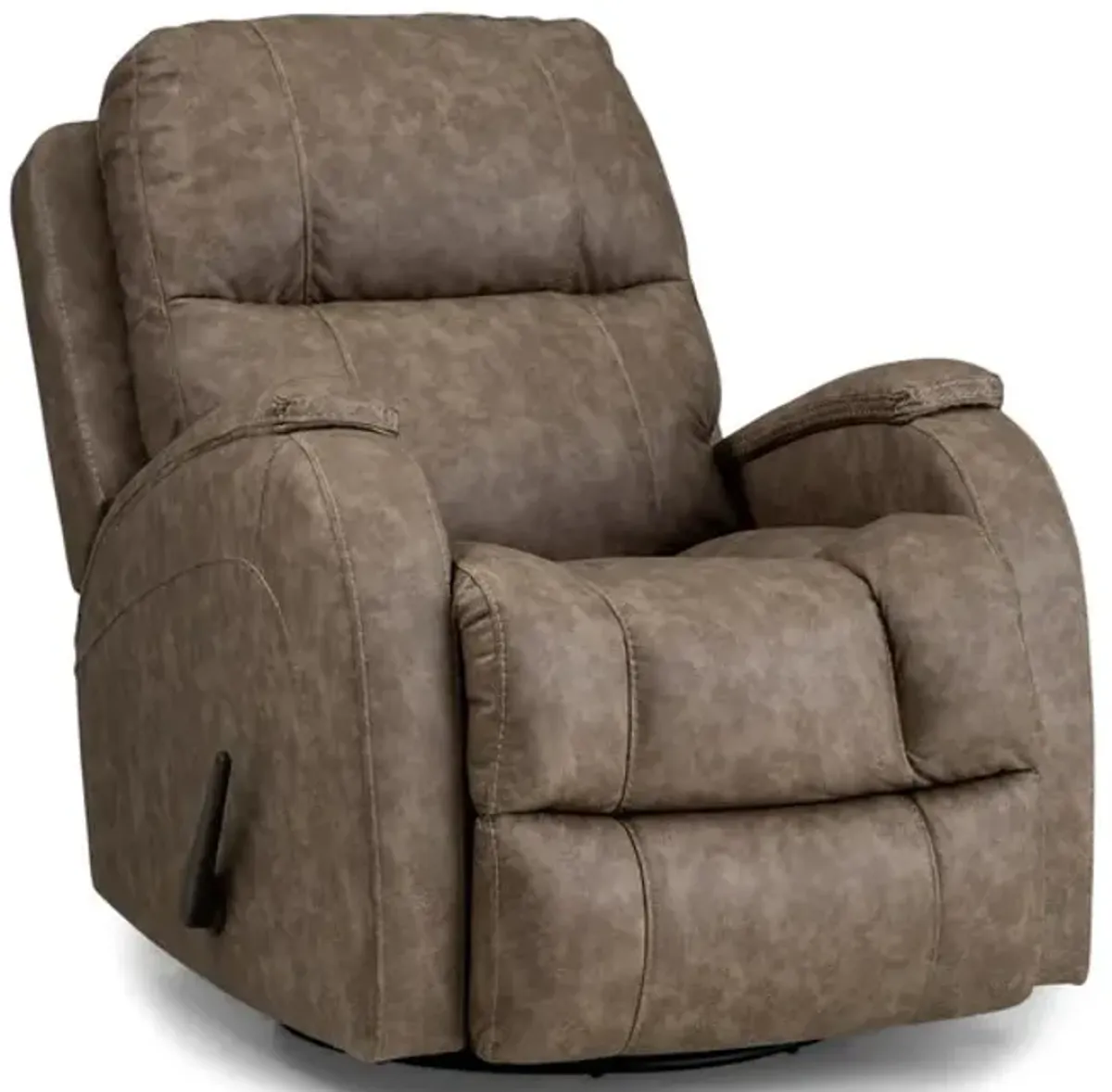 Brock Swivel Glider Recliner - Taupe