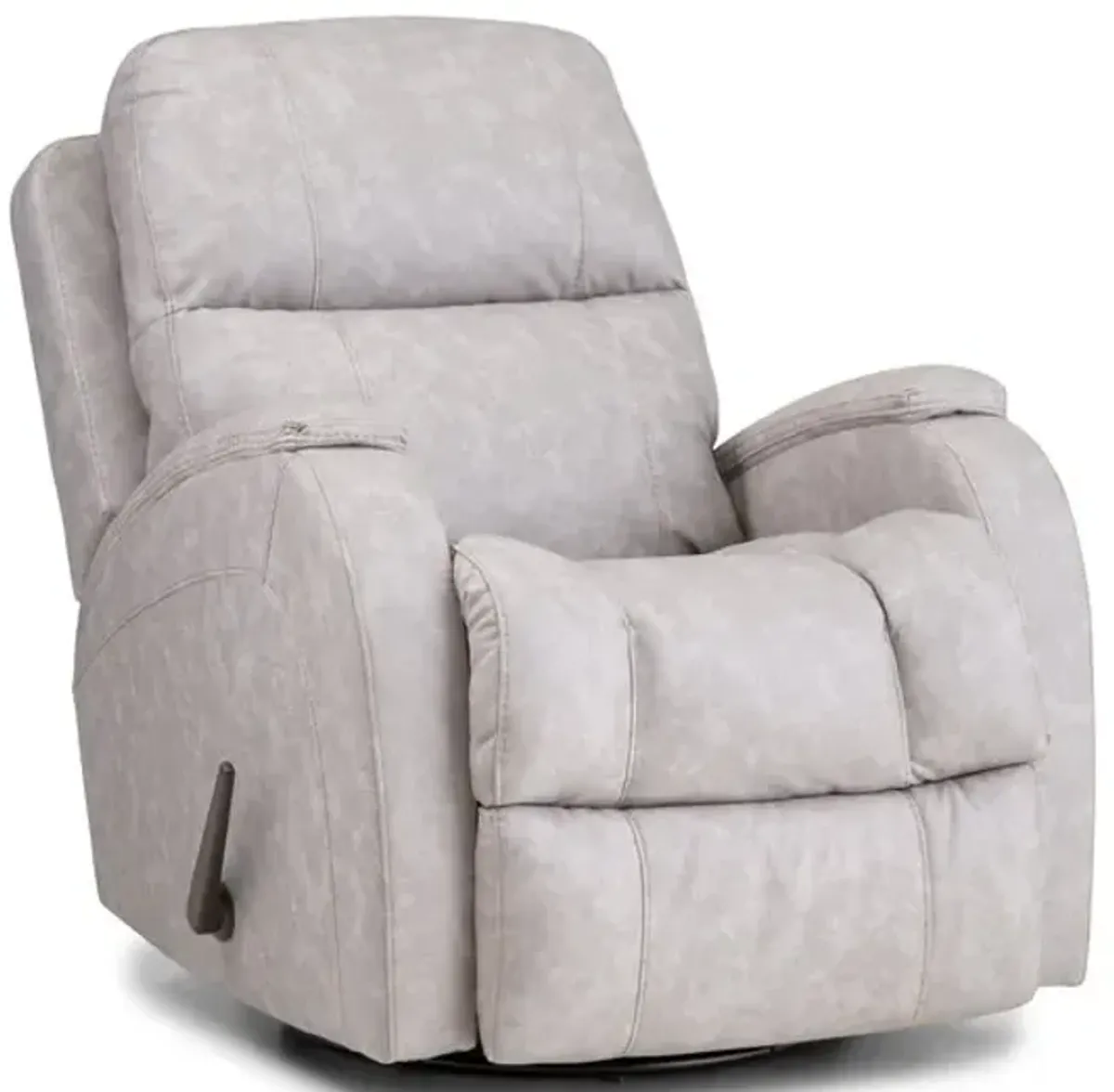 Brock Swivel Glider Recliner - Pebble