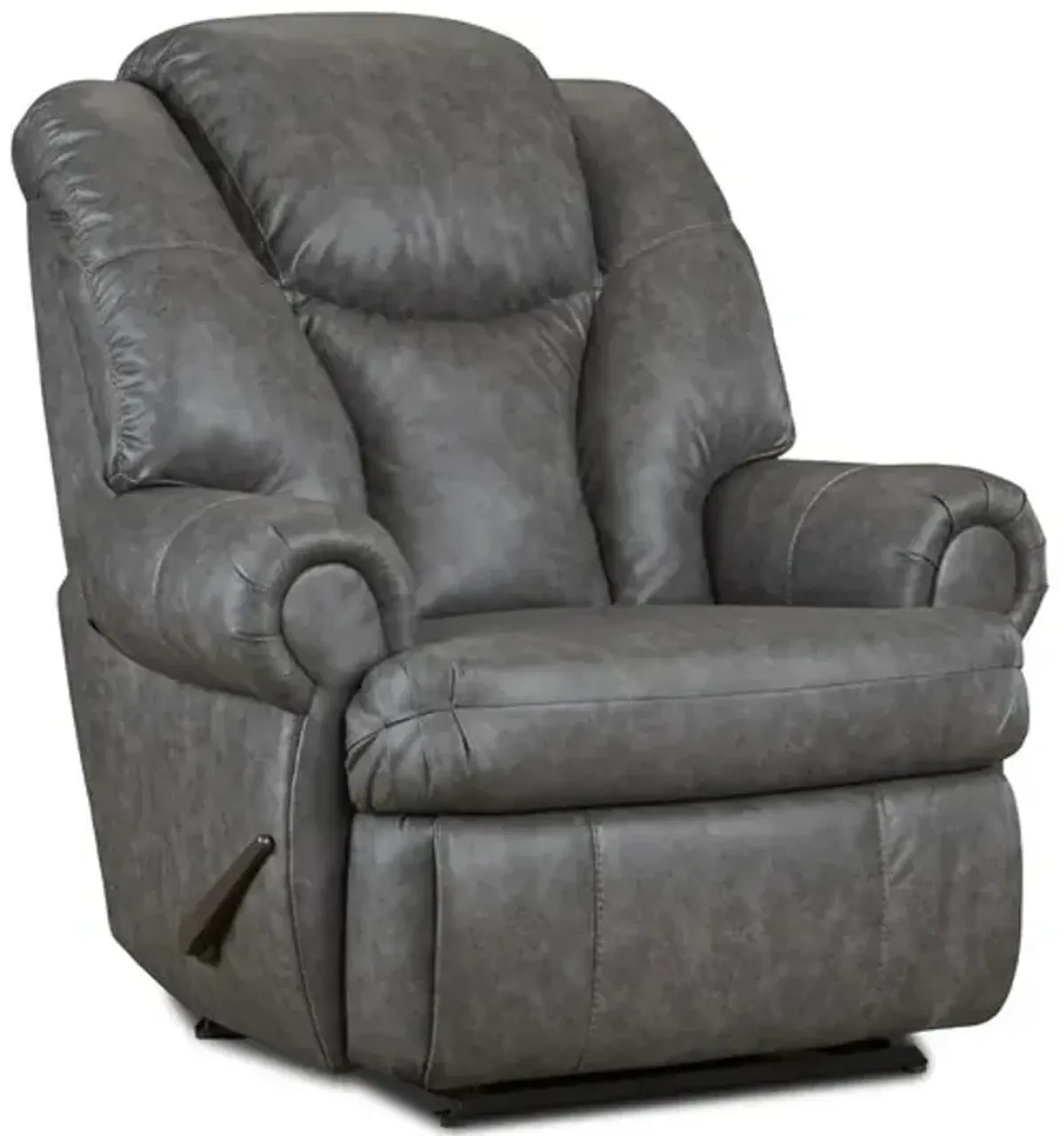 Maxwell  Oversized  Recliner - Steel